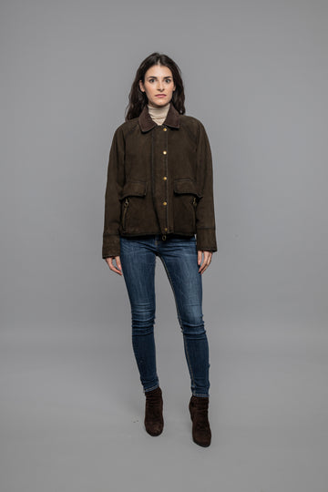 Giubbino in pelle scamosciata GLAMIS