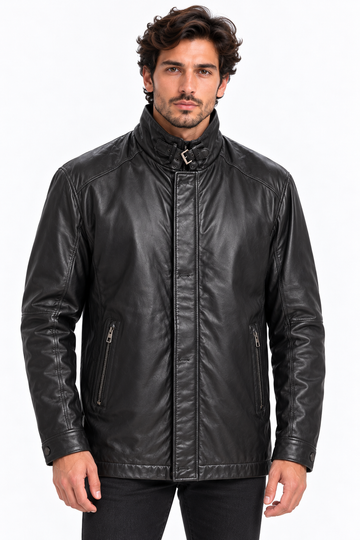 Giaccone in pelle NATHAN