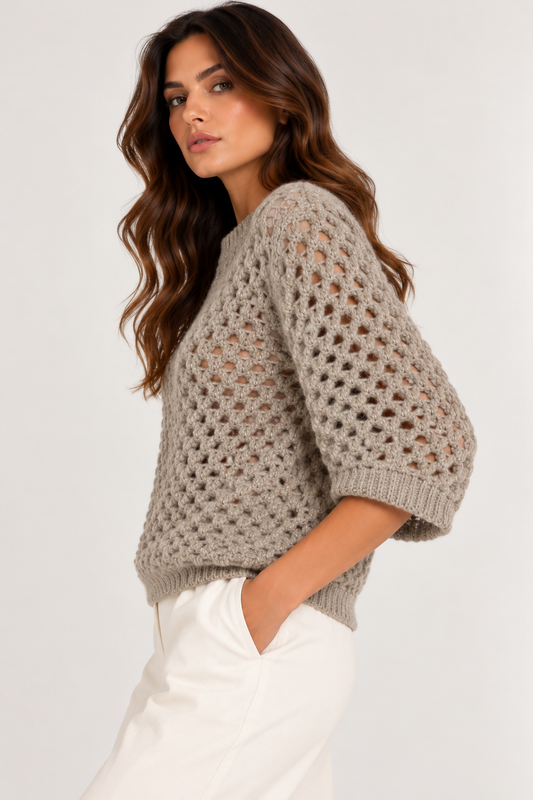 Maglione perforato STARS