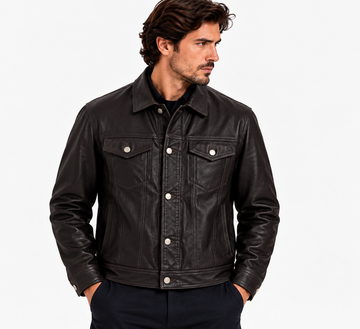 Giubbotto in pelle stile LEVI'S