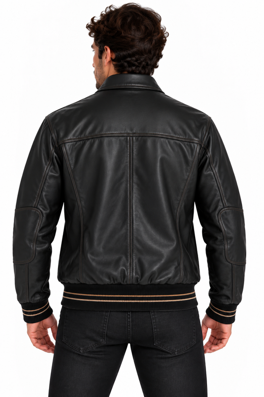 Bomber in pelle TENIO