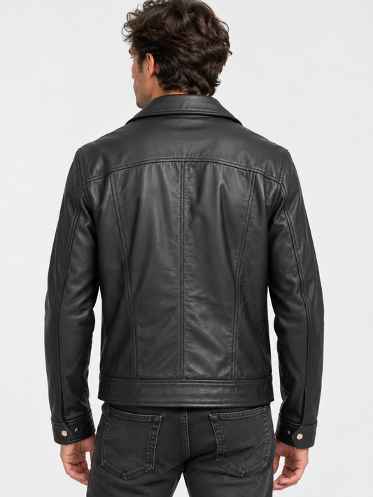 Chiodo in pelle BRAD