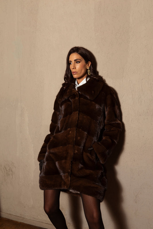 Cappotto di visone TILDE