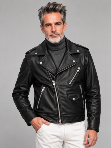 Chiodo in pelle JACK