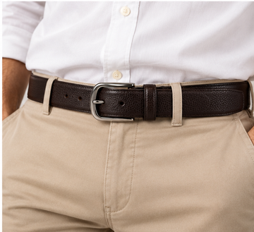 Cintura in pelle uomo Leo