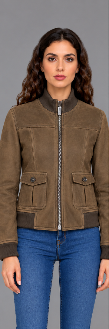 Bomber di montone INES