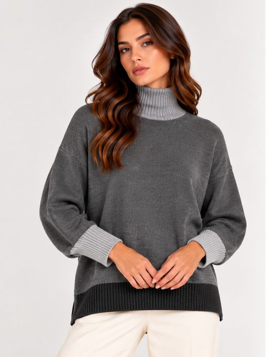 Maglione a collo alto ROSE