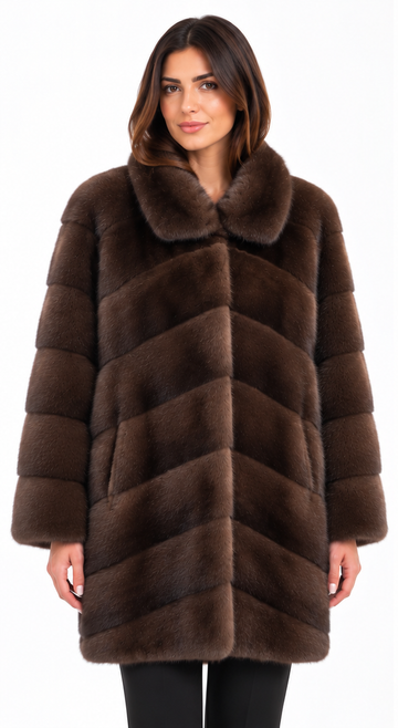 Cappotto di visone TILDE