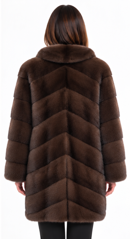 Cappotto di visone TILDE